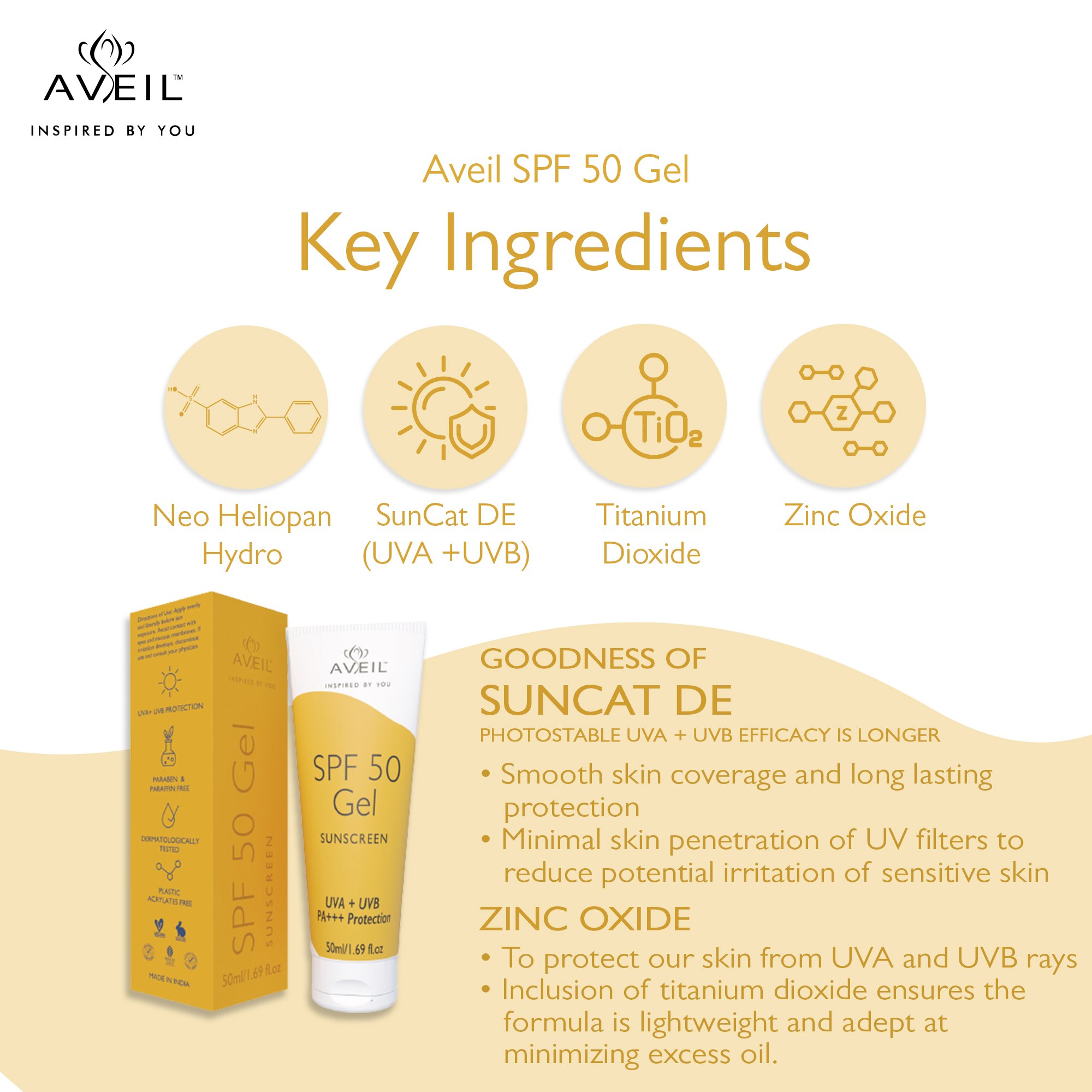 aveil spf 50 sunscreen